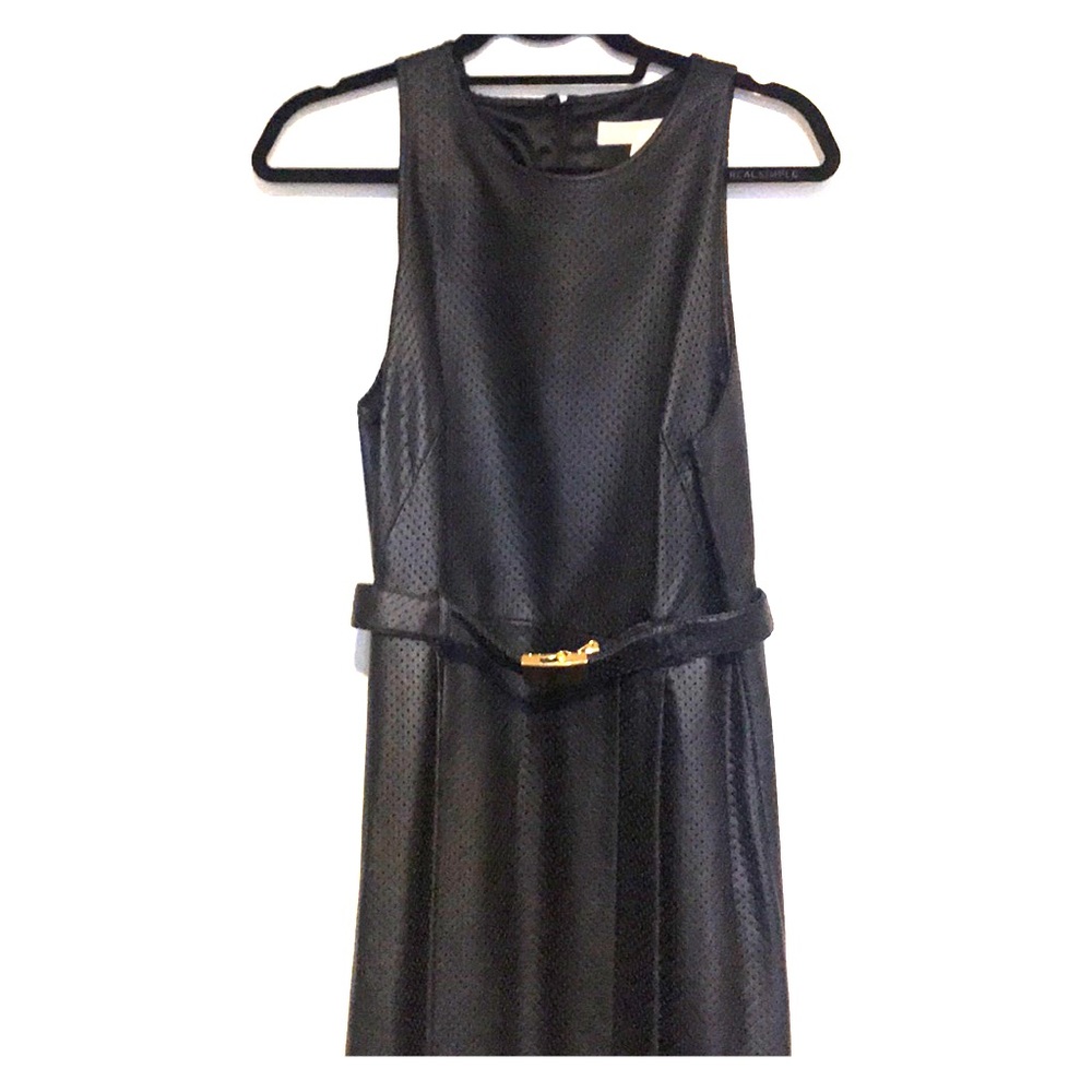 Michael kors black faux dress